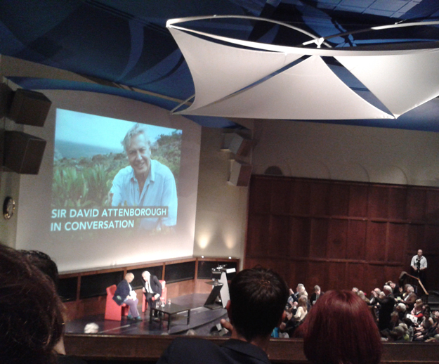 Sir David Attenborough, interviewed by Libby Purves